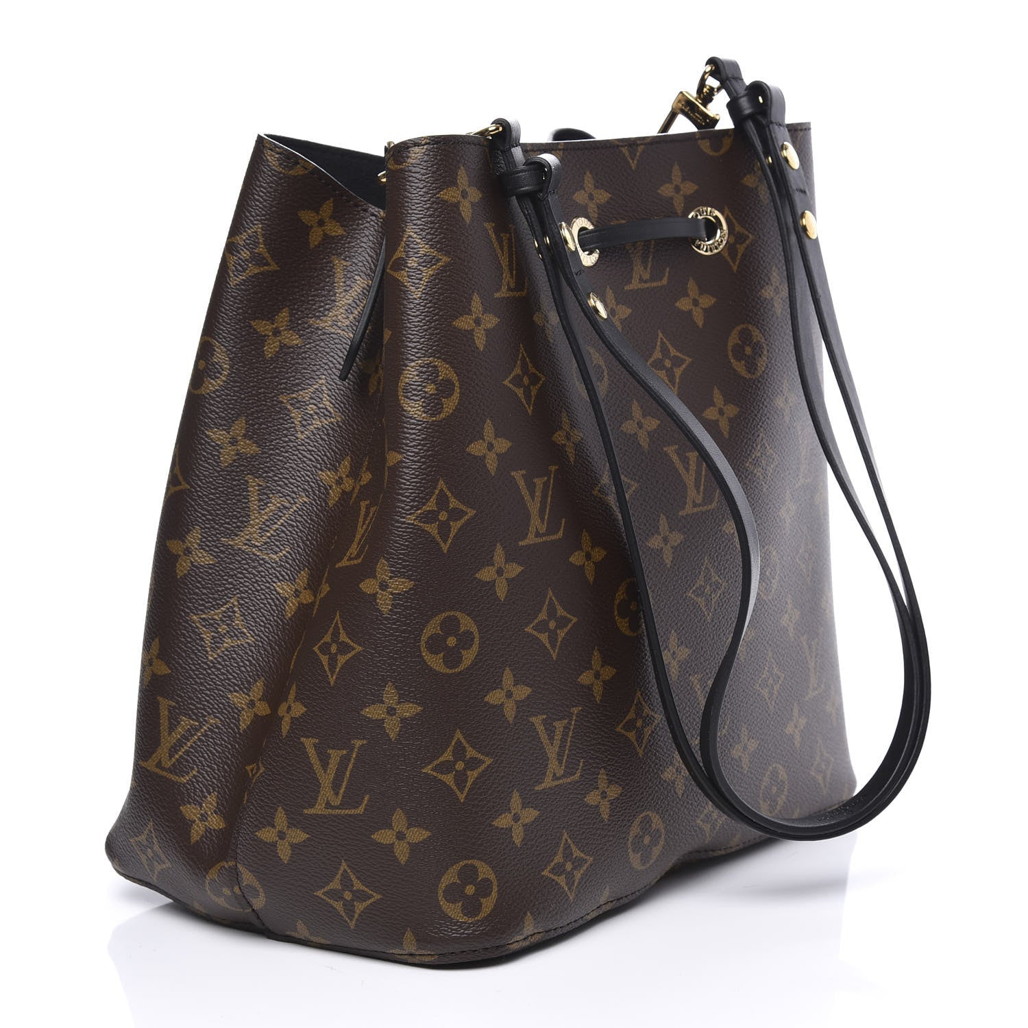 Louis Vuitton Monogram Neonoe MM Black 2 of 8