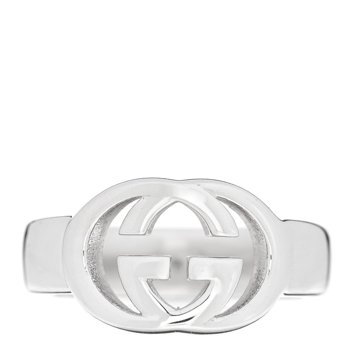 Sterling Silver Interlocking G Ring 53 6.25