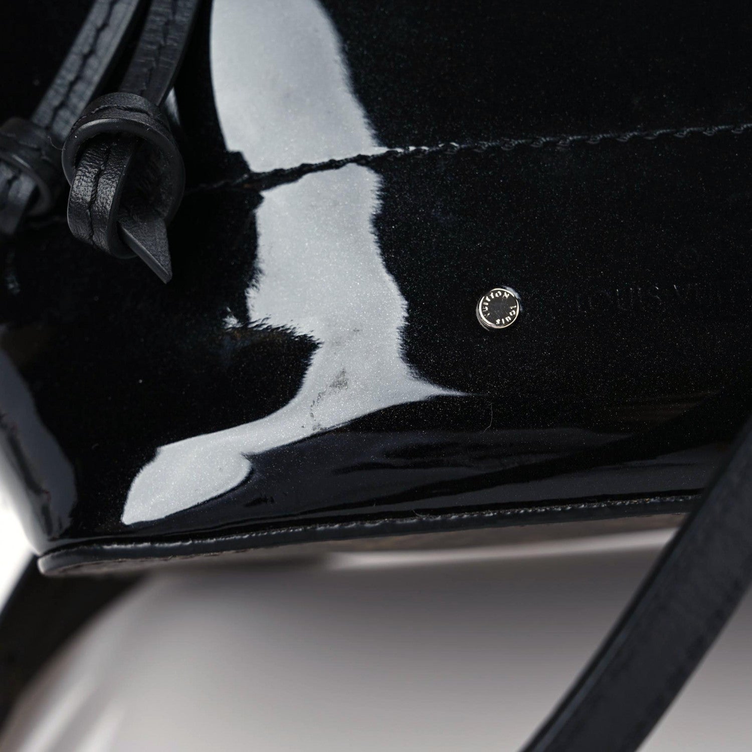 Louis Vuitton Patent Monogram Hot Springs Backpack Black 9 of 9