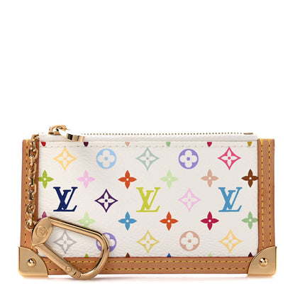 Louis Vuitton Monogram Multicolor Key Pouch White 1 of 6