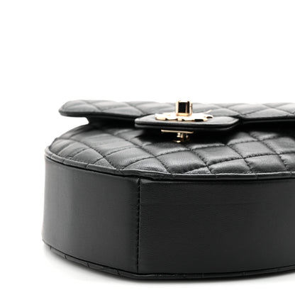 Chanel Lambskin Quilted Large CC In Love Heart Bag Black 10 of 10