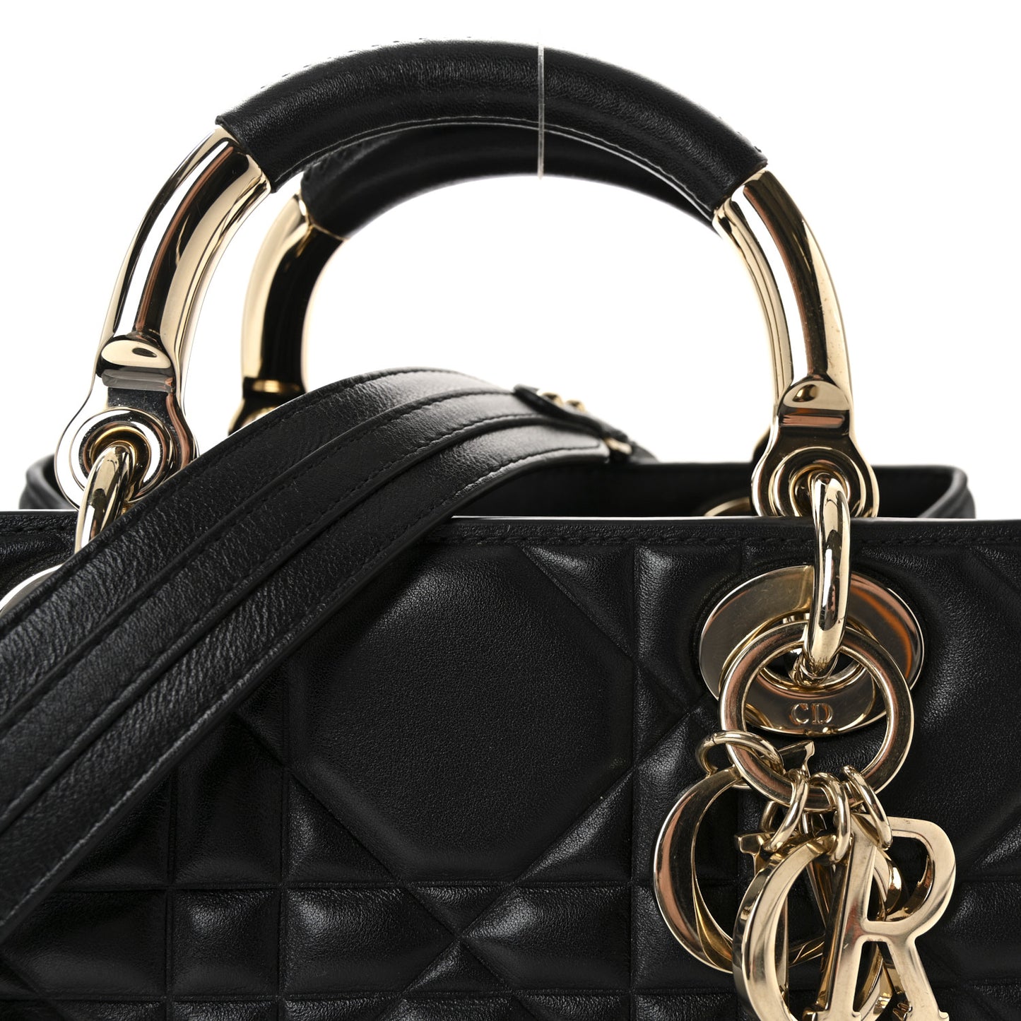 Calfskin Cannage Small The Lady 95.22 Black