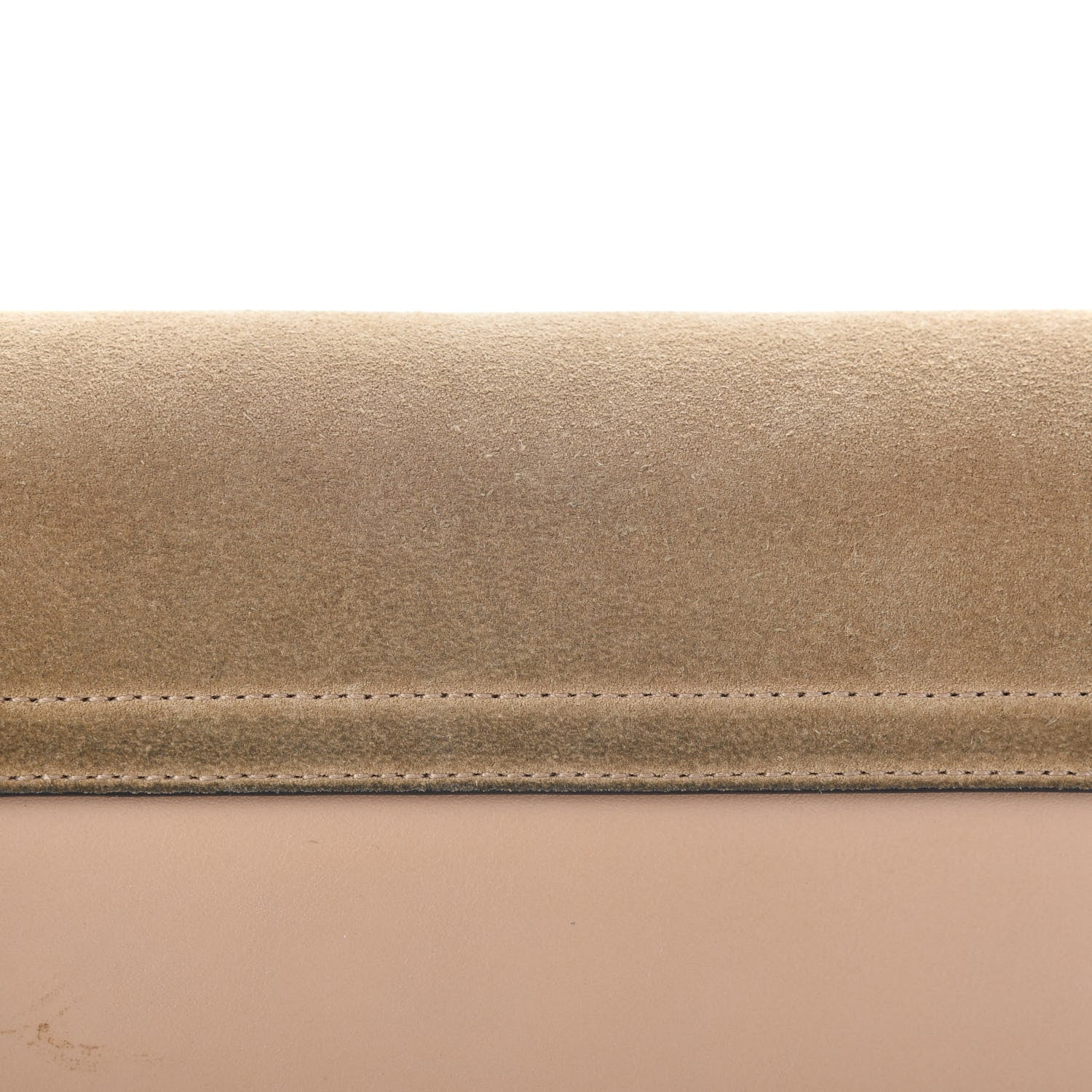 Chloe Suede Calfskin Small Faye Shoulder Bag Cement Pink 9 of 9