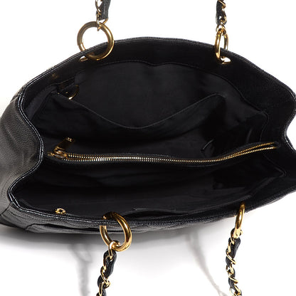 Chanel Caviar Quilted Grand Shopping Tote GST Black 5 of 7