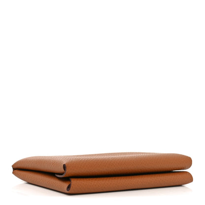 Hermes Epsom Calvi Duo Card Case Gold 4 of 8