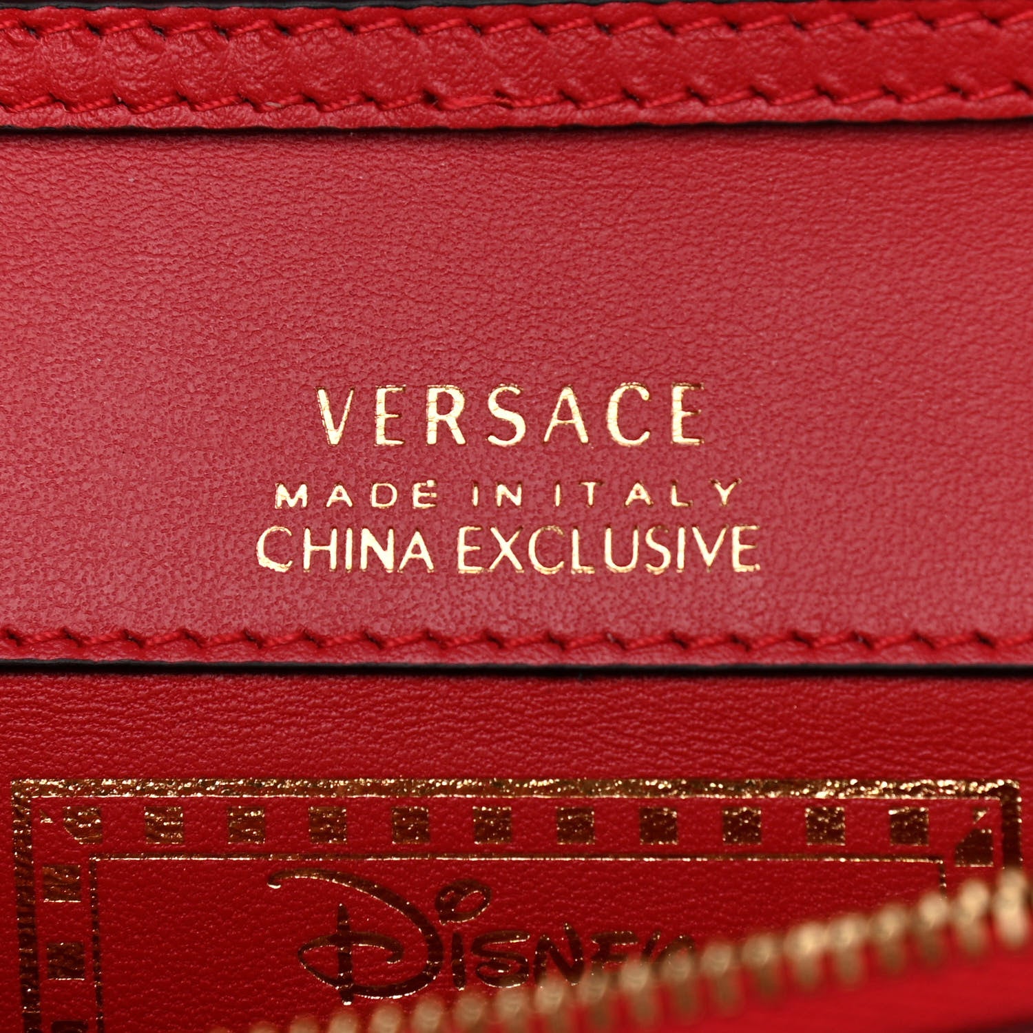 Versace X DISNEY Nappa Cinderella Print Chain Wallet Multicolor 6 of 13