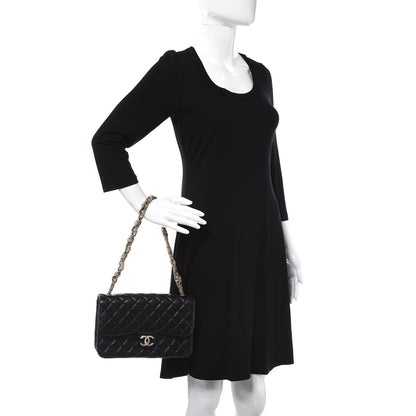 Chanel Lambskin Quilted Medium Westminster Pearl Flap Black 2 of 8