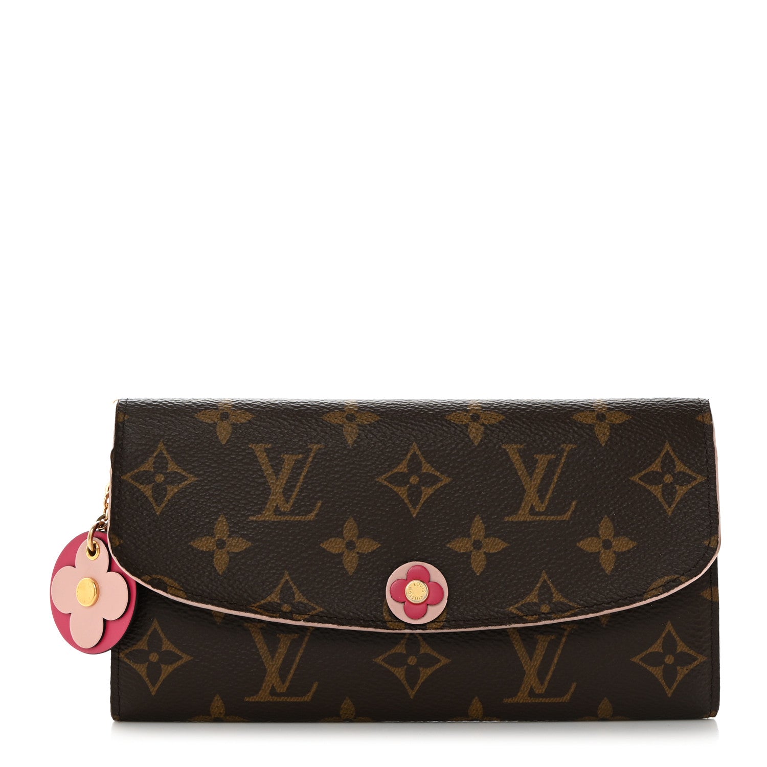 Louis Vuitton Monogram Bloom Flower Emilie Wallet 1 of 7