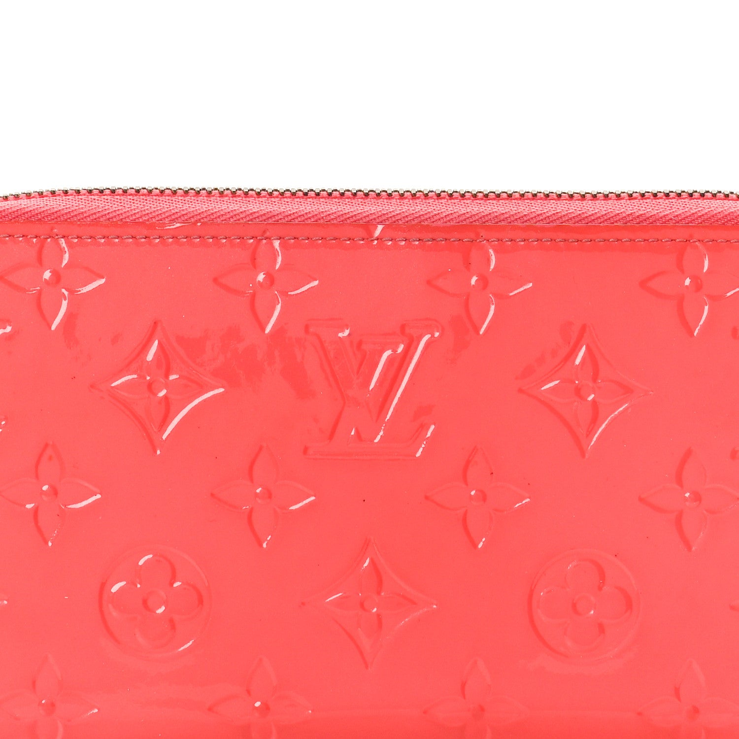 Louis Vuitton Vernis Zippy Wallet Rose Litchi 7 of 8