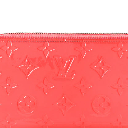 Louis Vuitton Vernis Zippy Wallet Rose Litchi 7 of 8
