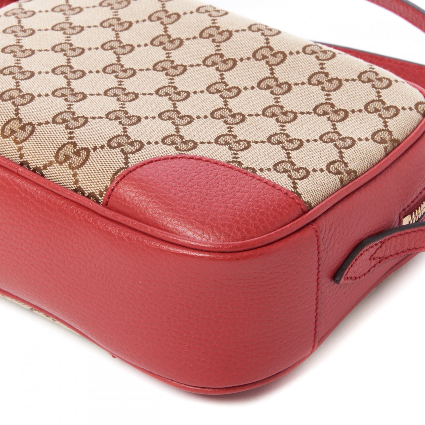 Monogram Mini Bree Messenger Bag Red