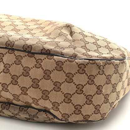 Gucci Monogram Large New Ladies Web Hobo Dark Brown 10 of 13