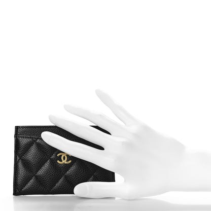 Chanel Caviar Quilted Card Holder Black 2 of 11