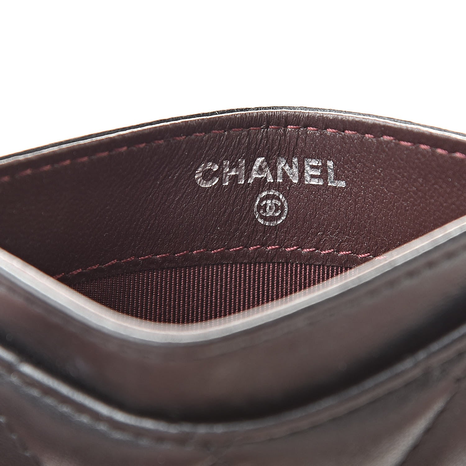 Chanel Lambskin Quilted Card Holder Black 6 of 11