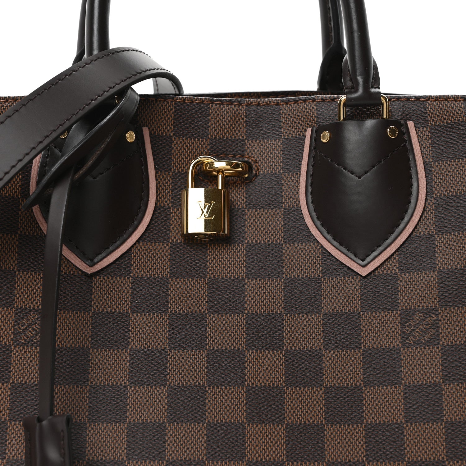 Louis Vuitton Cuir Taurillon Damier Ebene Normandy Magnolia 7 of 9