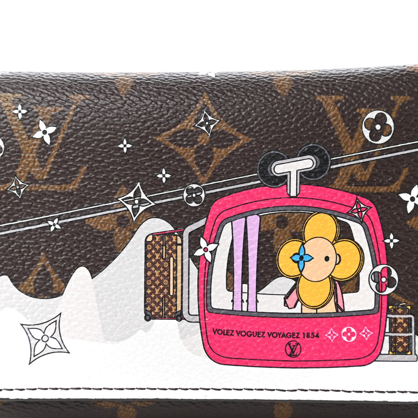 Monogram 2019 Christmas Animation Victorine Wallet Fuchsia