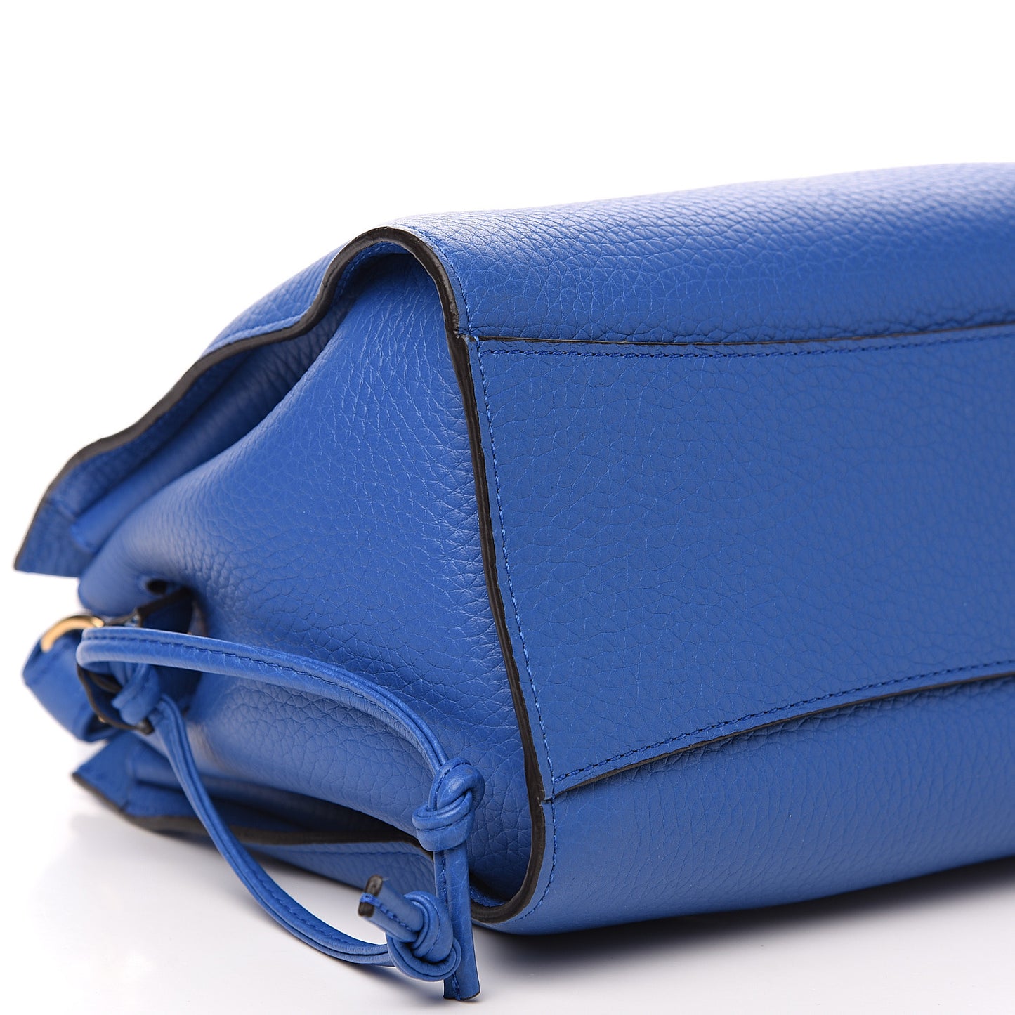 Heavy Grain Small Iris Tote Porcelain Blue Midnight