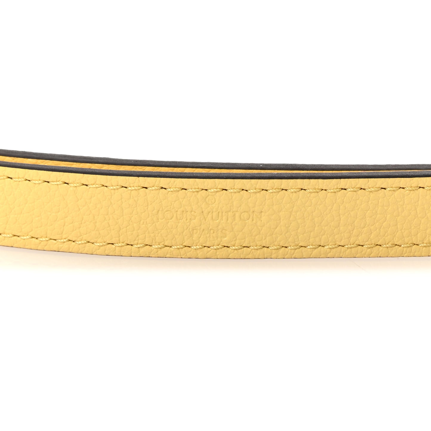 Calfskin Buci Shoulder Strap Jaune