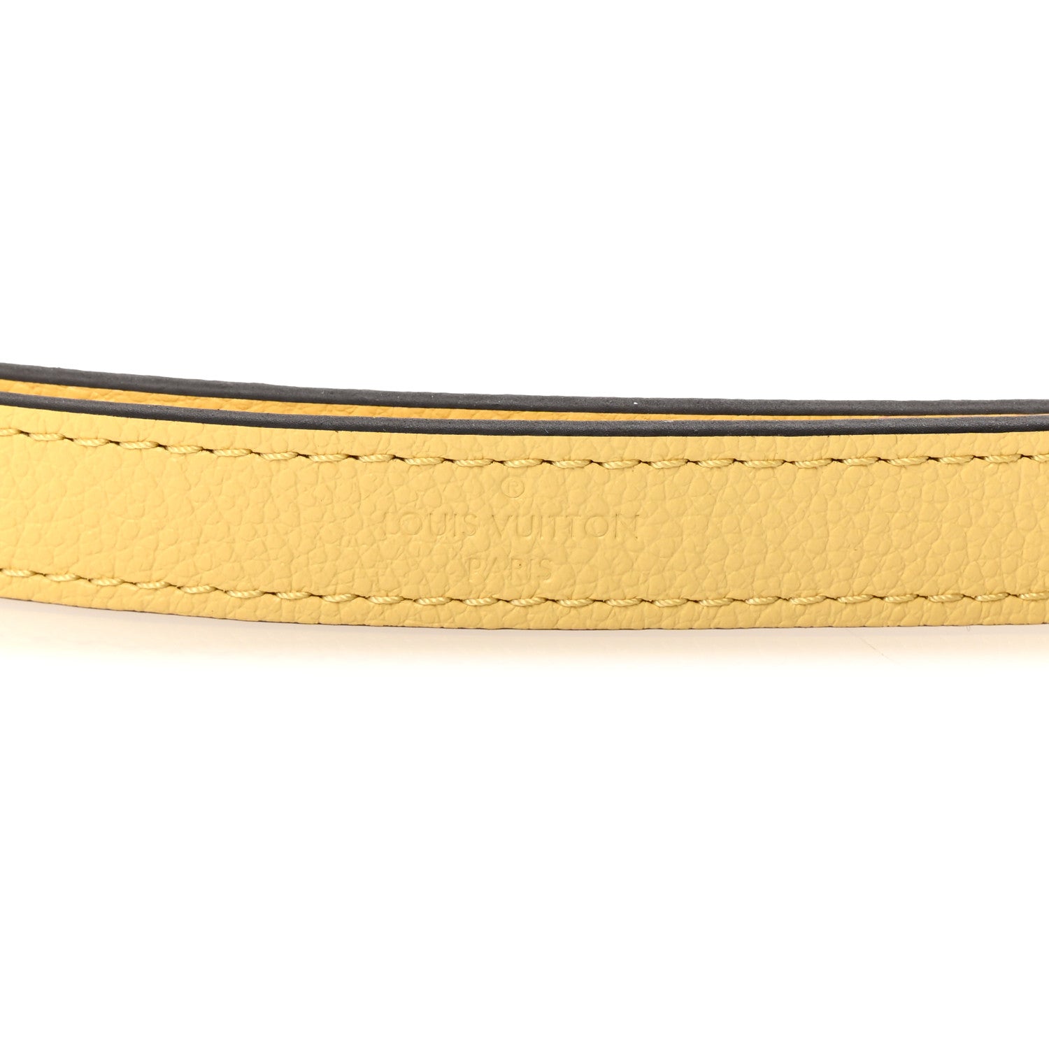 Louis Vuitton Calfskin Buci Shoulder Strap Jaune 4 of 4