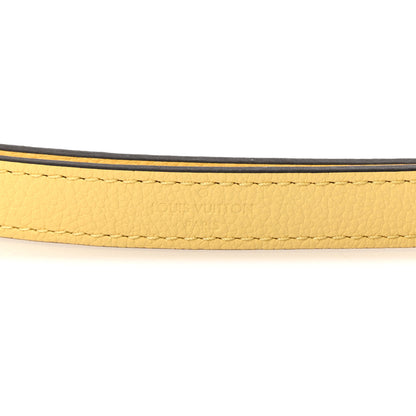 Louis Vuitton Calfskin Buci Shoulder Strap Jaune 4 of 4