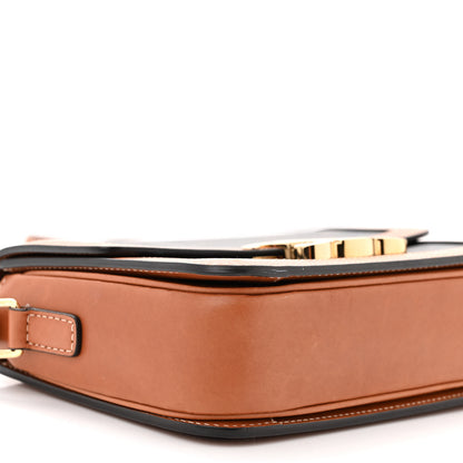 Celine Calfskin Triomphe Canvas Teen Triomphe Bag Tan 10 of 13