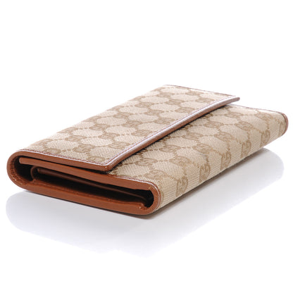 Gucci Signature Monogram Continental Wallet Brown 4 of 8