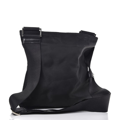 Prada Nylon Flat Messenger Bag Black 3 of 7