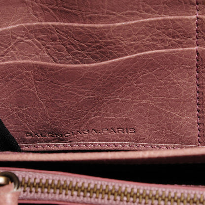 Balenciaga Agneau Classic Hardware Continental Zip Around Wallet Parme 2 of 11