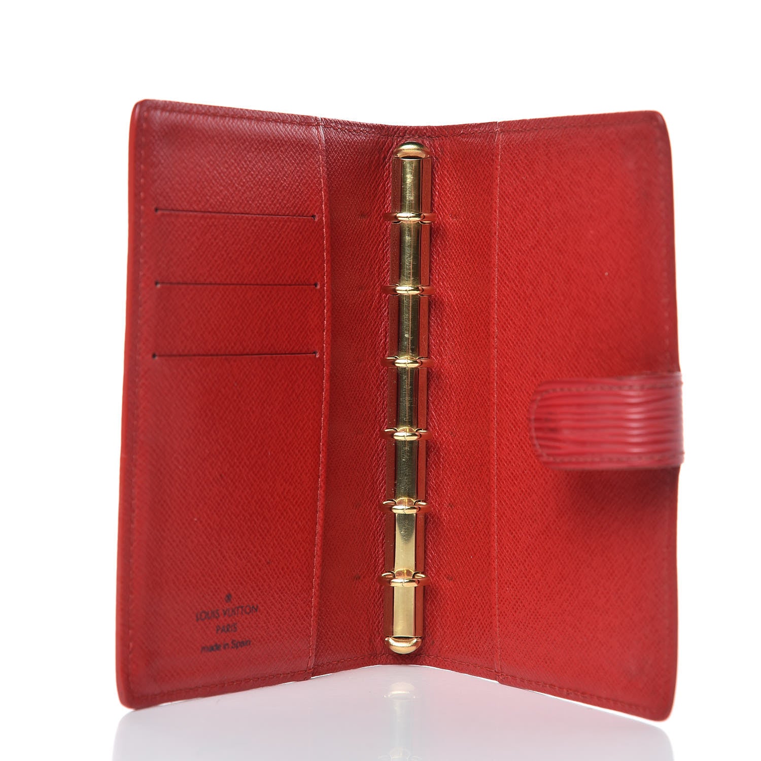 Louis Vuitton Epi Small Ring Agenda Cover Castillan Red 5 of 8