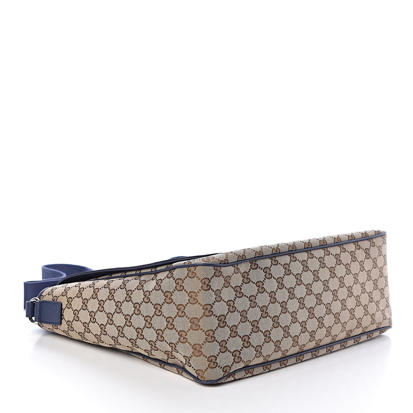 Monogram Convertible Diaper Bag Blue