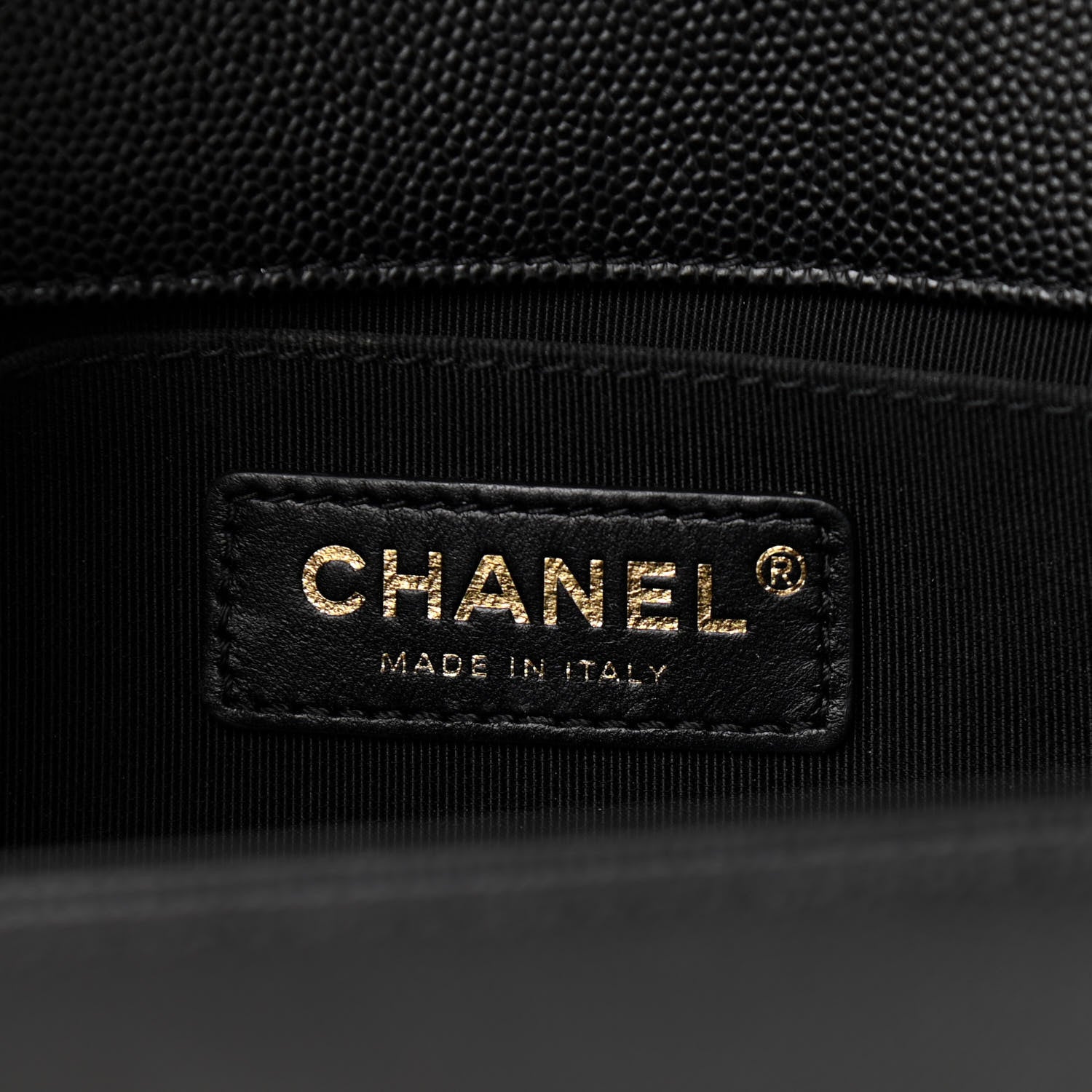 Chanel Caviar Quilted Medium Boy Flap Black 6 of 13