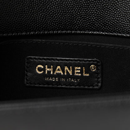 Chanel Caviar Quilted Medium Boy Flap Black 6 of 13