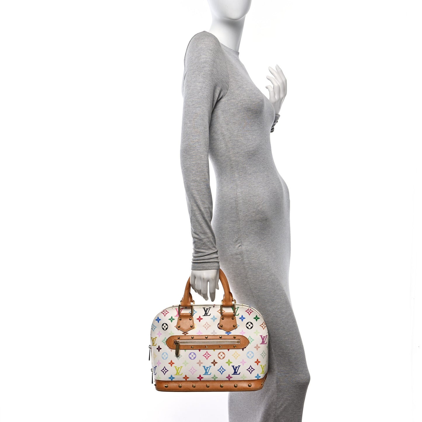 Monogram Multicolor Alma PM White