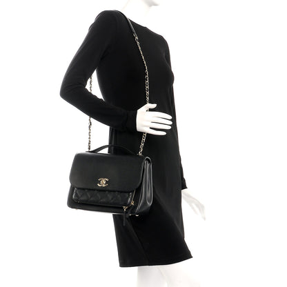 Chanel Caviar Quilted Large Business Affinity Flap Black 2 of 7