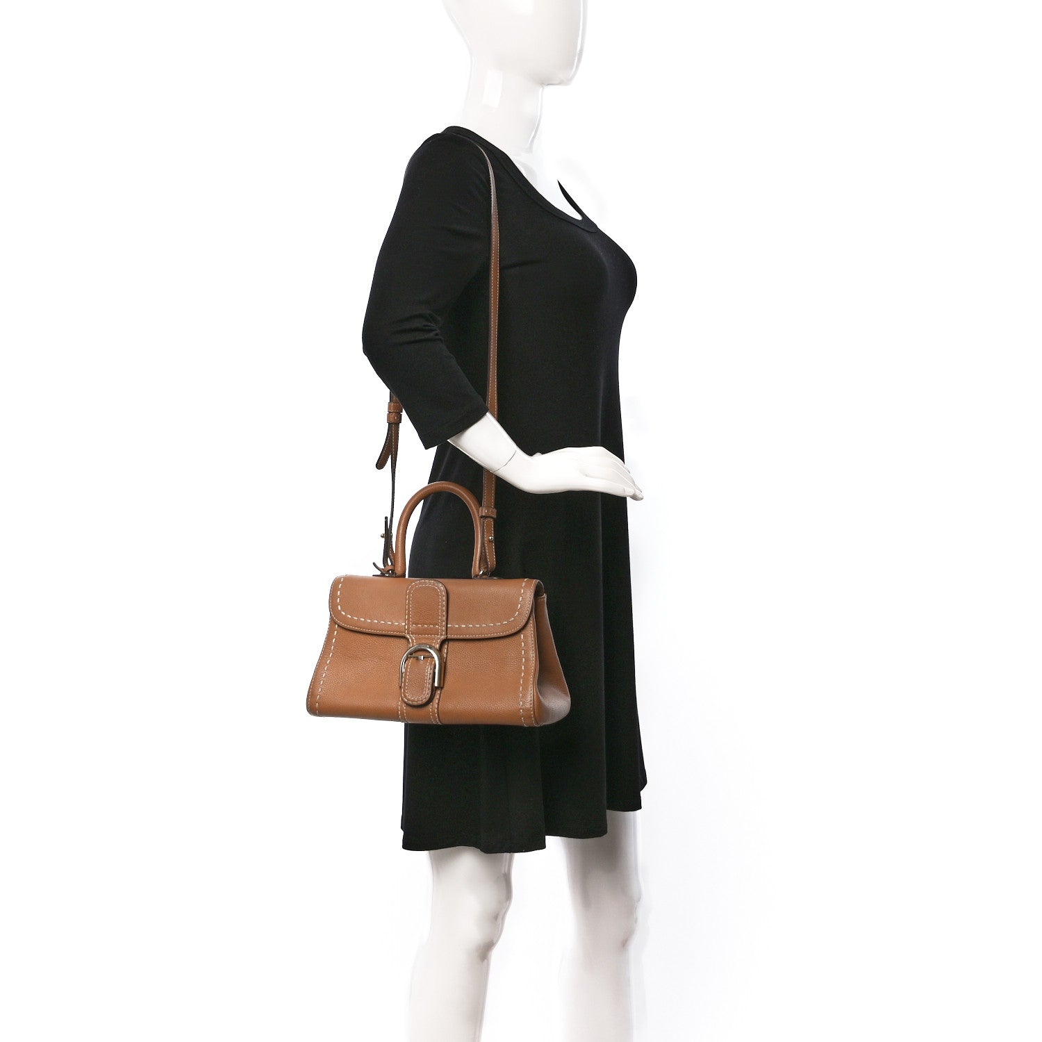 Delvaux Rodeo Calfskin Surprique Mini Brillant East West Satchel Vegetal 2 of 9