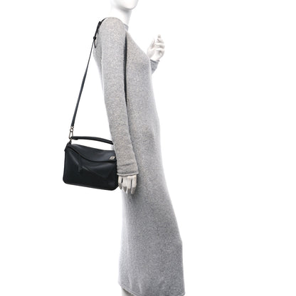 Loewe Calfskin Small Puzzle Bag Black 2 of 9