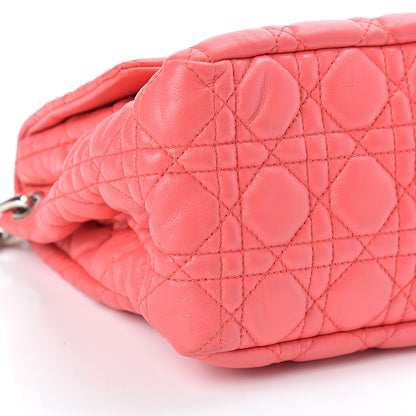 Christian Dior Lambskin Cannage Medium New Lock Flap Corail 9 of 12