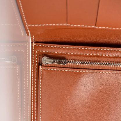Hermes Tadelakt Bearn Gusset Wallet Fauve 7 of 9