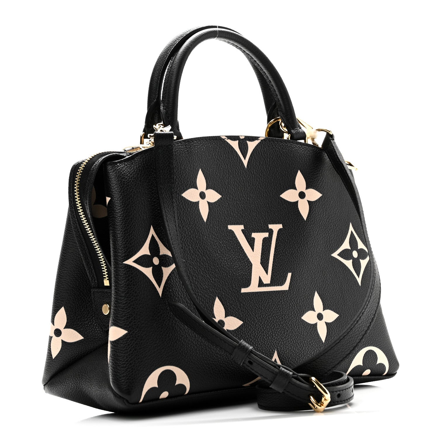 Louis Vuitton Empreinte Monogram Giant Petit Palais Black Beige 3 of 9