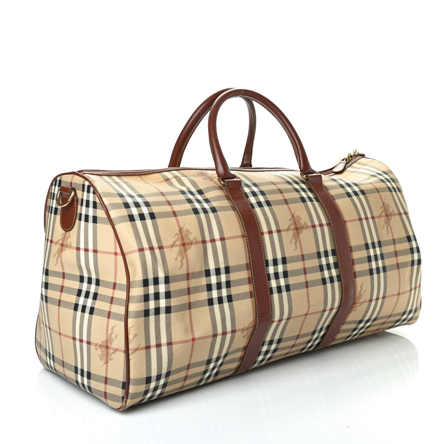 Haymarket Check Duffle Bag Brown