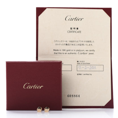 Cartier 18K Pink Gold Tulip Earrings 6 of 6
