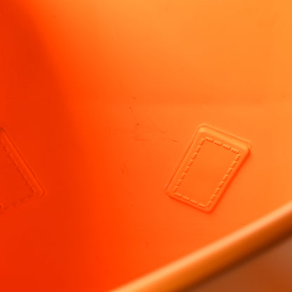 Bottega Veneta Rubber Maxi Intrecciato Mini Arco Tangerine 10 of 10