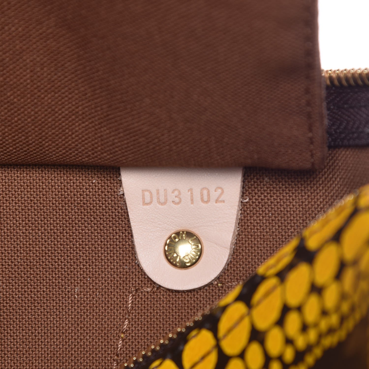 Louis Vuitton Monogram Kusama Town Speedy 30 Yellow 7 of 7