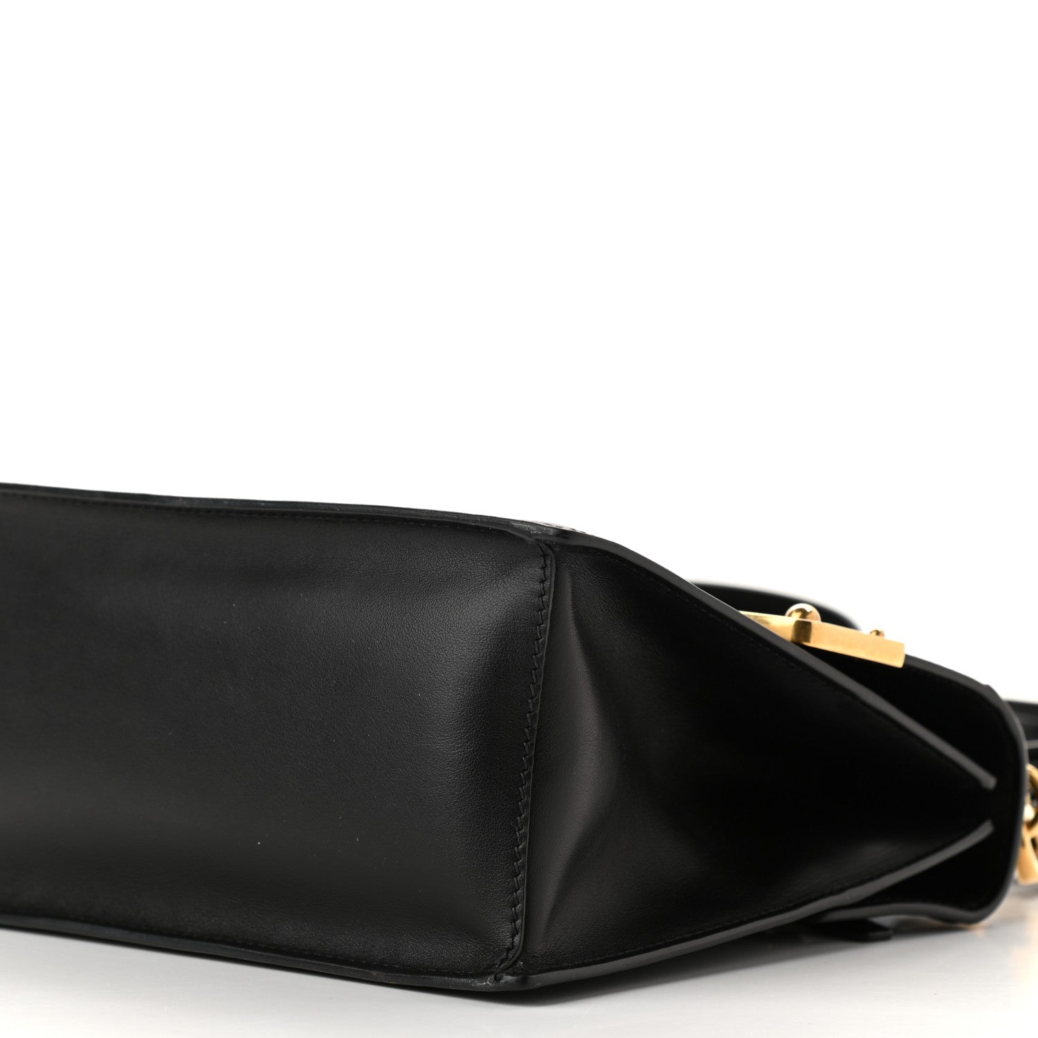 Prada City Calfskin Saffiano Cahier Top Handle Bag Black 9 of 9