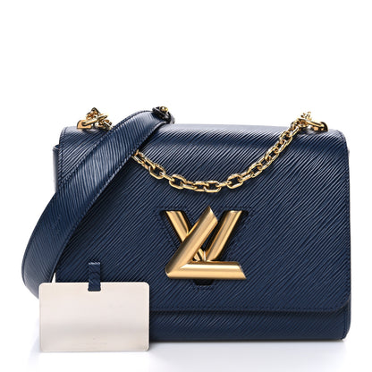 Louis Vuitton Epi Twist Shoulder Bag MM Indigo 3 of 11