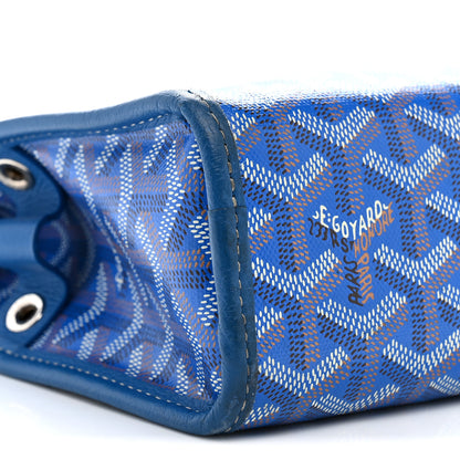 Goyard Goyardine Jouvence Toiletry Pouch Sky Blue 8 of 14