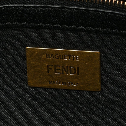 Fendi Nappa FF 1974 Embossed Baguette Black 6 of 10