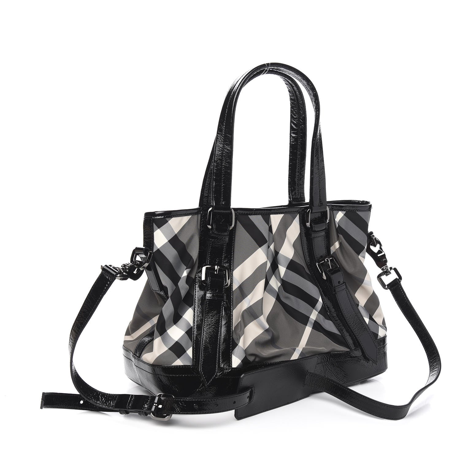 Burberry Nylon Beat Check Lowry Black 2 of 11