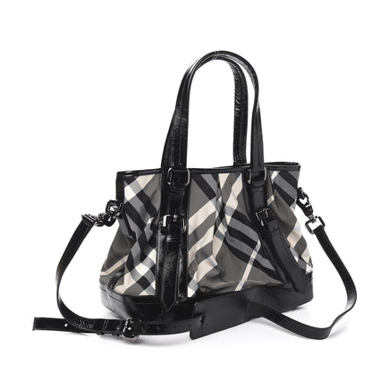 Burberry Nylon Beat Check Lowry Black 2 of 11