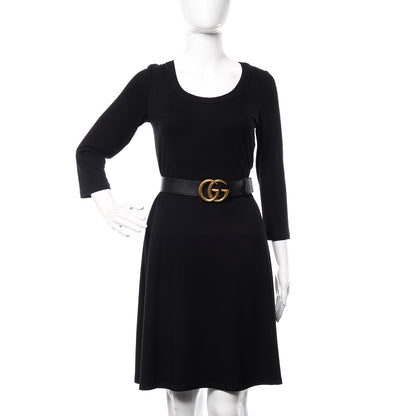 Gucci Calfskin Double G 40mm Belt 90 36 Black 2 of 6